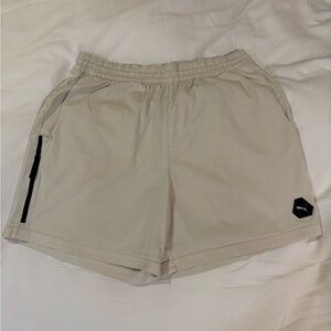 Puma Men's Off White Athletic Shorts